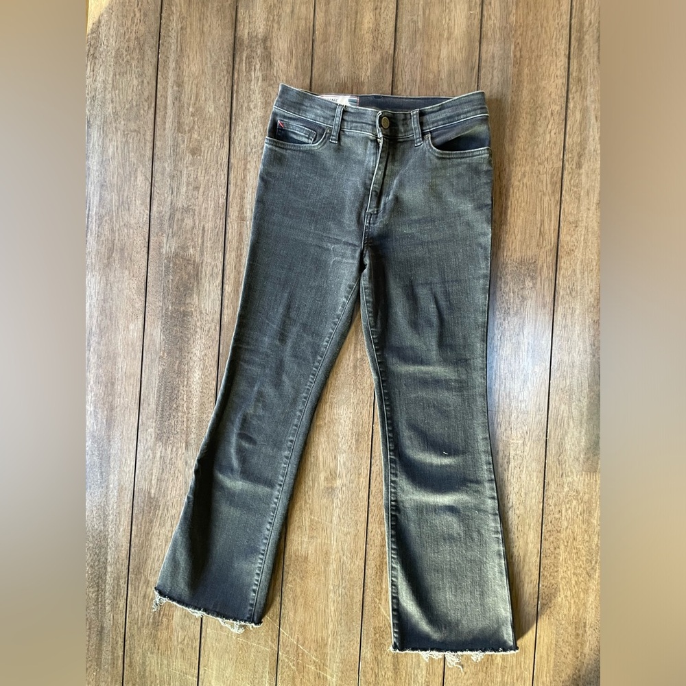 Marine Layer Slim Kick Flare Cropped Jeans